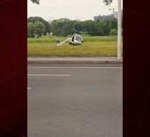 &Ccedil;in'de feci kaza! Helikopter par&ccedil;alara ayrıldı