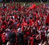 Kanada'da T&uuml;rkiye coşkusu! Binlerce taraftar akın etti
