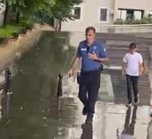 Nevşehir'de polis, kimliğini kaybeden &ouml;ğrenciyi sınava yetiştirdi