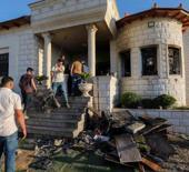 Filistin topraklarını gasbeden İsrailliler Nablus'ta bir evi ateşe verdi