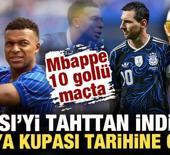 Mbappe, 10 goll&uuml; ma&ccedil;ta Messi'yi tahttan indirdi! D&uuml;nya Kupası tarihine ge&ccedil;ti