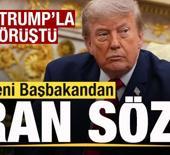 Başbakan se&ccedil;ildi ilk Trump'la g&ouml;r&uuml;şt&uuml;! İran s&ouml;z&uuml;