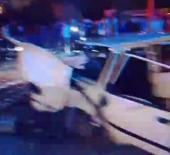 Kırmızı ışıkta bekleyen otomobile bir başka otomobil &ccedil;arptı: 1 &ouml;l&uuml;, 3 yaralı