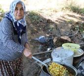 Satılamayan kirazlar kurutularak kışlık &ccedil;erez oluyor!
