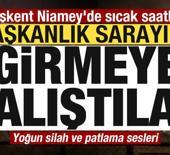 Başkent Niamey'de sıcak saatler! Peş peşe patlamalar Başkanlık sarayına girmeye &ccedil;alıştılar