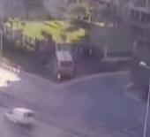 İETT otob&uuml;s&uuml;n&uuml;n kaza anı ortaya &ccedil;ıktı!