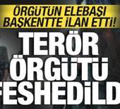&Ouml;rg&uuml;t&uuml;n elebaşı başkentte ilan etti! Ter&ouml;r &ouml;rg&uuml;t&uuml; SDG feshedildi!