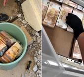 Milyonlarca avroluk vurgun: Duvarlardan ve fayanslardan para fışkırdı