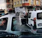 Kaynak&ccedil;ı s&uuml;r&uuml;c&uuml; vatandaşa parmak salladı ter&ouml;r estirdi