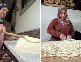 Erzincan’da kadınların el emeği “pekmezli yufka” geçim kapısı oldu!