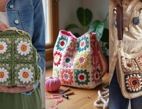 &Ouml;rg&uuml; ve tığ i̇şi &ccedil;anta modelleri!