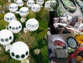 T&uuml;m evler k&uuml;re şeklinde! Hollanda'daki mahalle g&ouml;renleri hayrete d&uuml;ş&uuml;r&uuml;yor