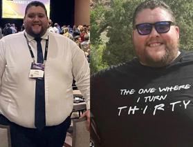 Kendi y&ouml;ntemiyle 68 kilo vererek bambaşka birine d&ouml;n&uuml;şt&uuml;! İşte uyguladığı y&ouml;ntem...