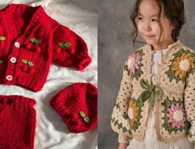 Bebeklere yapılacak en g&uuml;zel &ouml;rg&uuml; hırka modelleri