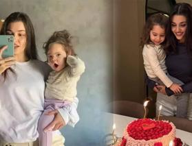 Yeğeni Mavi'ye d&uuml;şk&uuml;nl&uuml;ğ&uuml;yle bilinen Hande Er&ccedil;el'e teyzelik testi: Ş&ouml;hretimin bir &ouml;nemi yok!