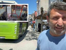 Ağlama sesi facianın &ouml;n&uuml;ne ge&ccedil;ti! 2 yaşındaki &ccedil;ocuk tek başına emekleyerek otob&uuml;se bindi
