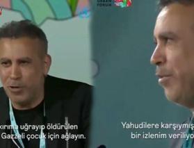 Haluk Levent'in konuşmasına engel: Gazze soykırımını eleştirdi yayın kesildi! 