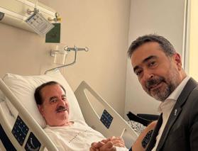 AK Partili Hakan Han &Ouml;zcan'dan İbrahim Tatlıses'e ge&ccedil;miş olsun ziyareti
