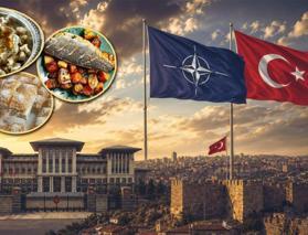 NATO Liderler Zirvesi akşam yemeğinin men&uuml;s&uuml; ortaya &ccedil;ıktı! T&uuml;rk mutfağı liderleri mest etti