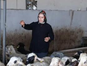 43 yaşında 3 &ccedil;ocuk annesi &ccedil;iftlik kurdu: Kendi işinin patronu oldu