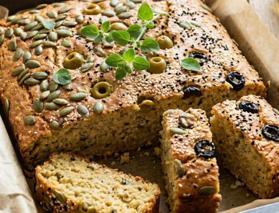 &Ccedil;ay saatlerinin sağlıklı alternatifi: Glutensiz tuzlu kek tarifi