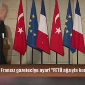 Başkan Erdoğan'dan Fransız gazeteciye tokat gibi cevap: "Karşınızda bunları yutacak birisi yok"