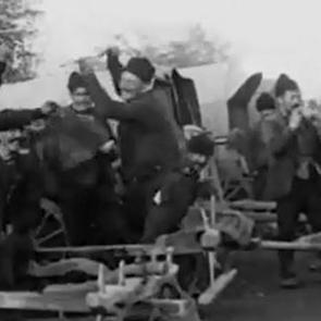 1922'de şakalaşan Osmanlı askeri / VİDEO