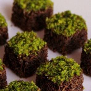 Çikolatalı kıtır kadayıf topları