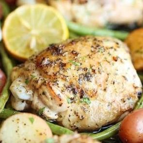 Fırında fasulyeli patatesli tavuk tarifi