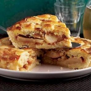 Pudingli elmalı turta tarifi 