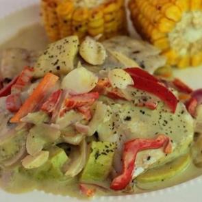 Hindistan cevizi sütünde Levrek tarifi