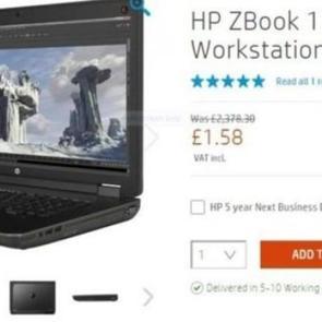 HP yanlışlıkla 6 liraya yeni bilgisayar sattı