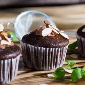 Bademli &Ccedil;ikolatalı Cupcake tarifi