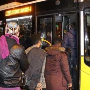 İETT'nin kadınlara &ouml;zel gece uygulaması başladı