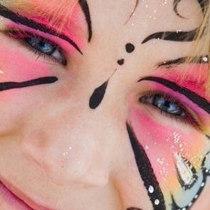 &Ccedil;ocuklar i&ccedil;in y&uuml;z boyası yapımı