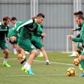 Bursaspor&rsquo;da neşeli &ccedil;alışma