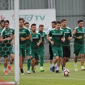Bursaspor, Beşiktaş ma&ccedil;ı hazırlıklarına başladı