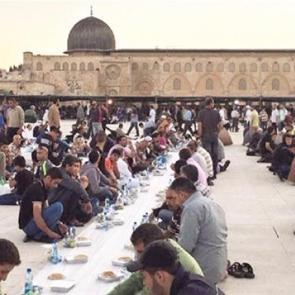 Aksa’nın iftarları Türkiye'den