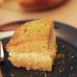 Kremalı revani tatlısı