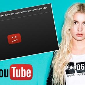 Youtube, Aleyna Tilki'nin şarkısını kaldırdı! (Cevapsız &Ccedil;ınlama Telif)