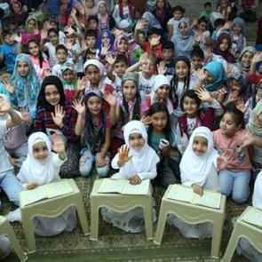 Camiler çocuklarla şenlendi