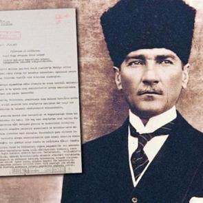 Mustafa Kemal Avrupa'ya Filistin resti &ccedil;ekmiş 