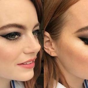 Emma Stone&rsquo;un smoky kedi g&ouml;z&uuml; makyajı
