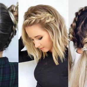 Kısa sa&ccedil;lar i&ccedil;in en g&uuml;zel &ouml;rg&uuml; modelleri