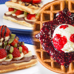 Waffle ka&ccedil; kalori, kilo aldırır mı? Tost makinesinde kolay waffle nasıl yapılır?