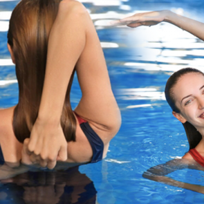 3 hareketle fit karın! Suda yapabileceğiniz en etkili b&ouml;lgesel zayıflama hareketleri