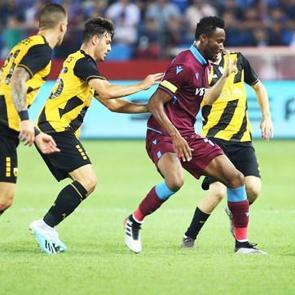 Trabzonspor ma&ccedil;ı kaybetti turu kazandı!