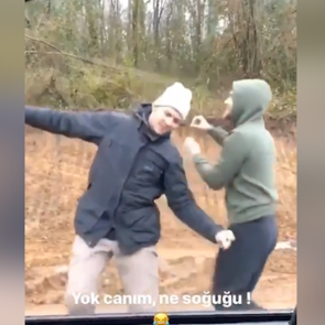 &Ccedil;ukur oyuncuları Aras Bulut İynemli ve &Ouml;ner Erkan karşılıklı oynadı!