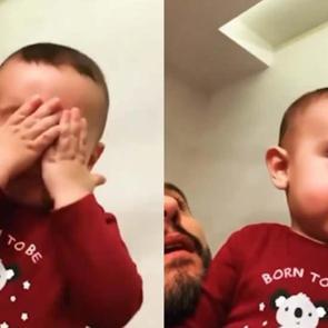 Alişan'ın oğlu Burak ezanı duyunca ki hareketleriyle mest etti!