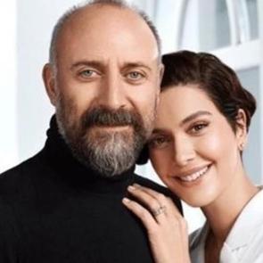 Halit Ergen&ccedil; eşi Berg&uuml;zar Korel'i pamuklara sarıyor!